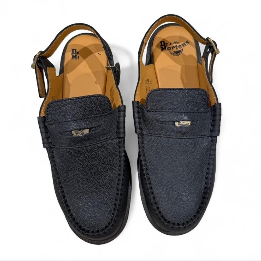 Dr. Martens Penton Slingback Loafers Black Leather Men’s Size 11 NEW, Old Money - Picture 4 of 10